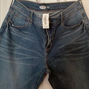 Old nave nwt boot cut denim jeans.